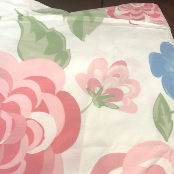 NEW Pottery Barn Kids Floral reversible, 100% cotton, twin duvet cover - Picture 1 of 7